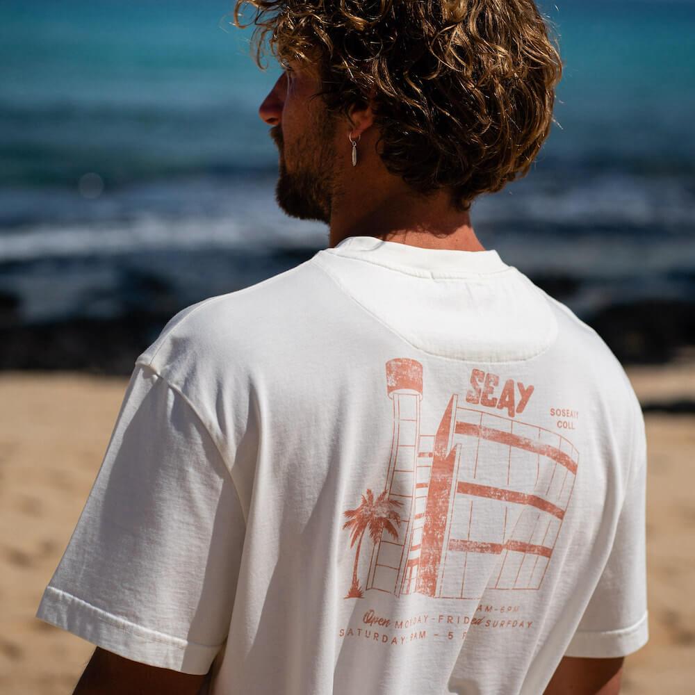 Seay / T-Shirt Bianco Naturale Ikaika Italy