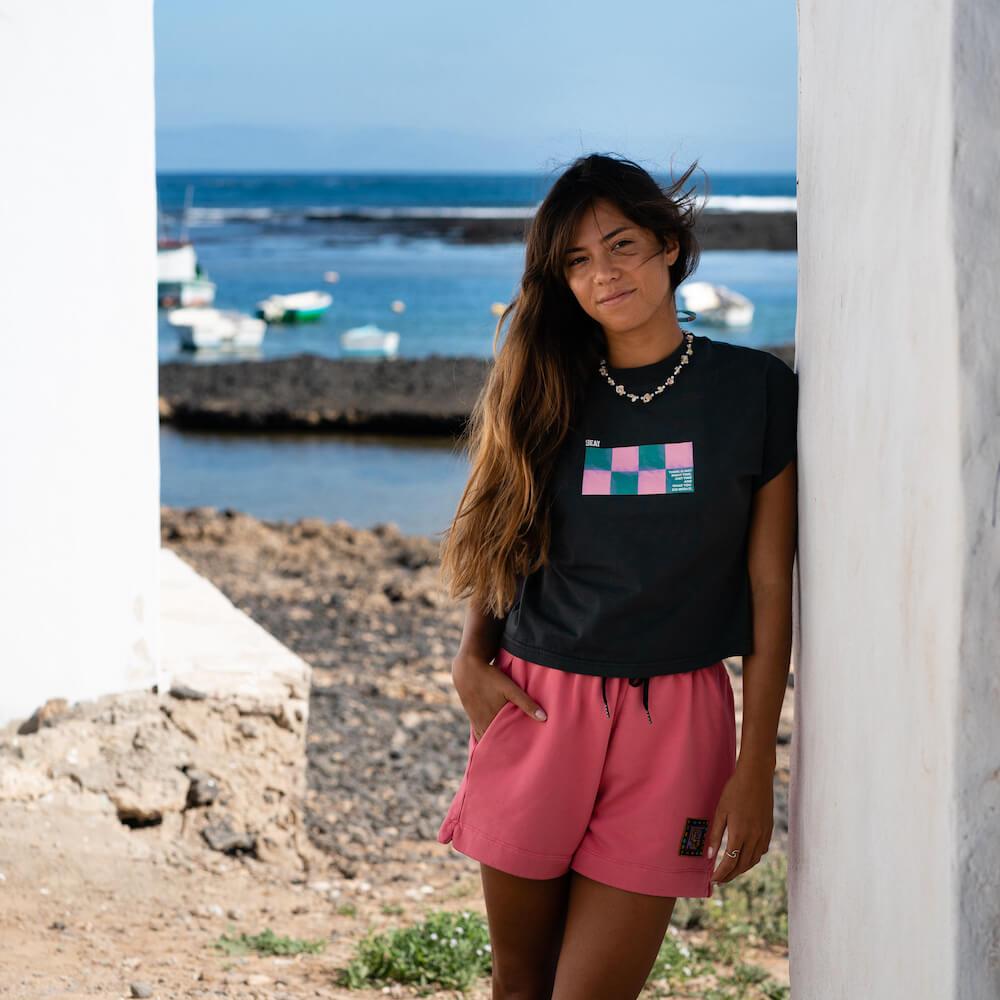 Seay / Crop T-Shirt Nera Kanoa Hotsell