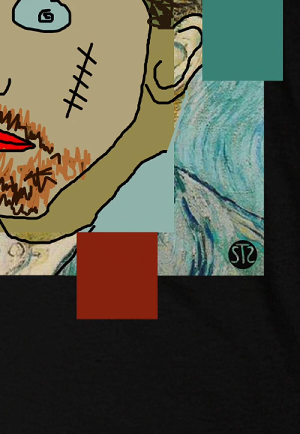 Seetees Painter t-shirt della capsule This Is Art in cotone organico vegano Presa