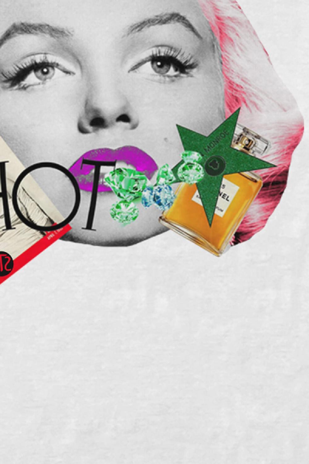 Seetees T-shirt donna Marilyn in cotone organico vegano GOTS per la tua t-shirt Outlet