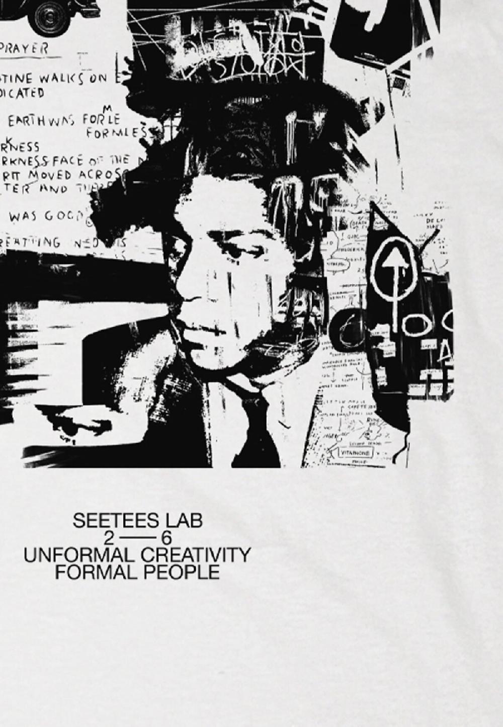 Seetees Basquiat Black Vendita