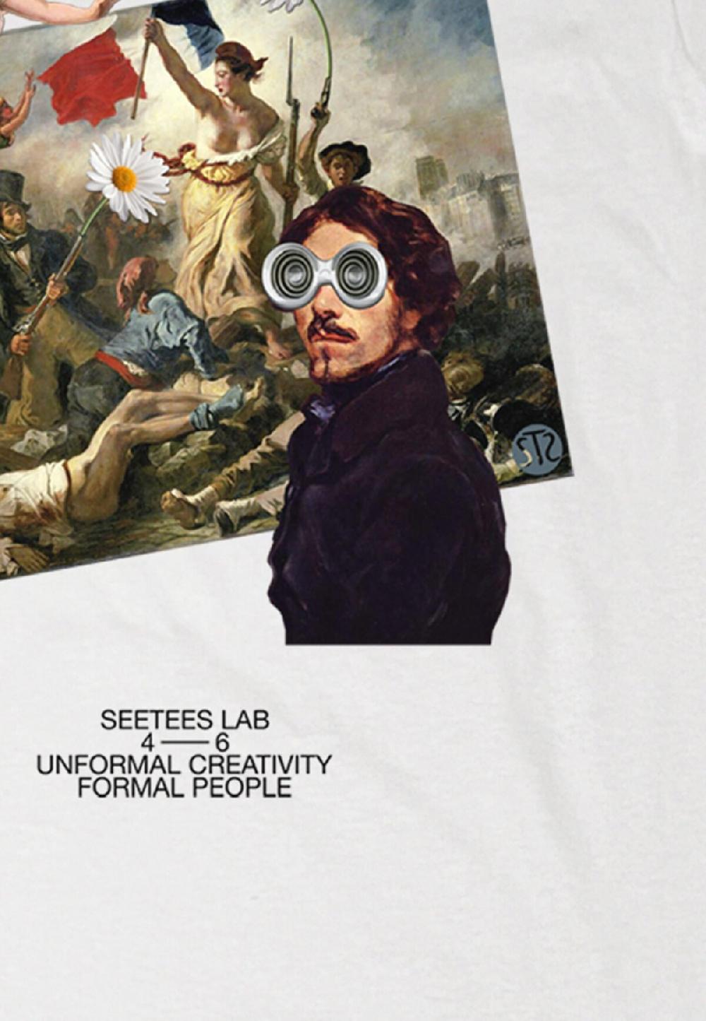 Seetees Delacroix Painting Full Pezzi Unici