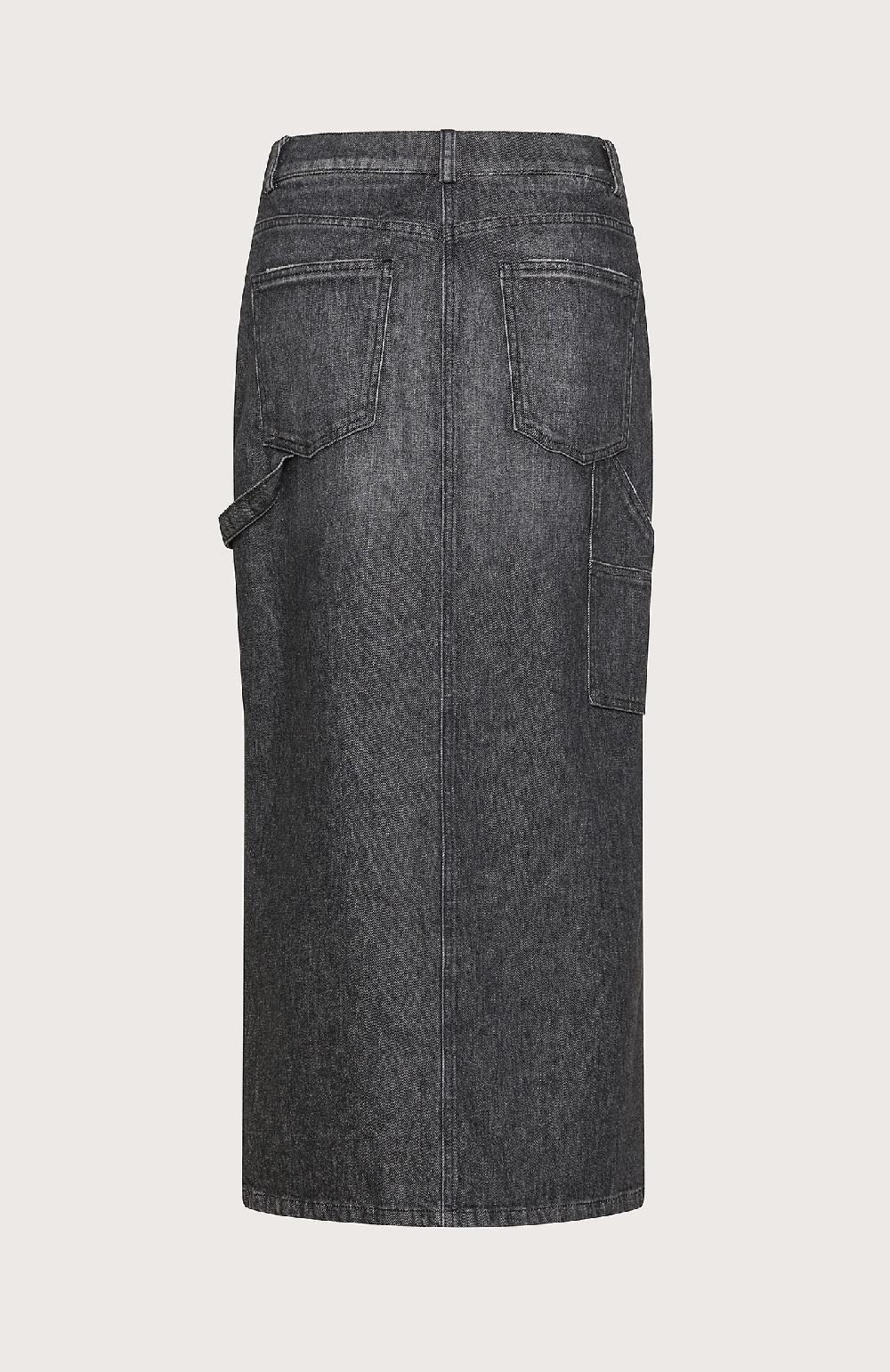 Seventy Gonna lunga in denim washed - Col. Grigio Promozione