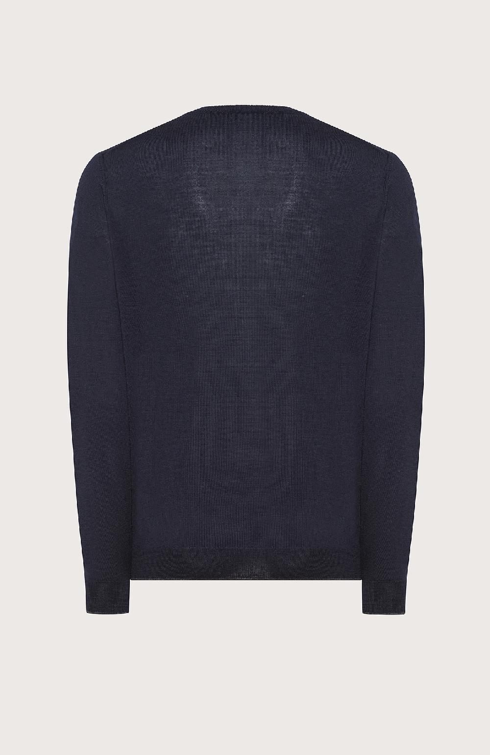 Seventy Maglioncino girocollo in lana f.14 - Col. Blu Pezzi Unici