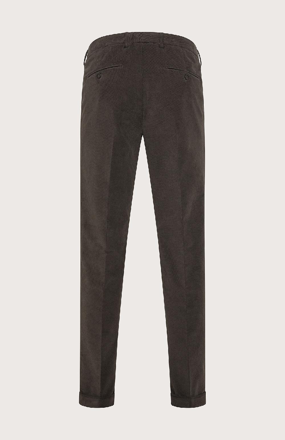 Seventy Pantalone chino in diagonale slegato stretch - Col. Marrone Soddisfazione Garantita
