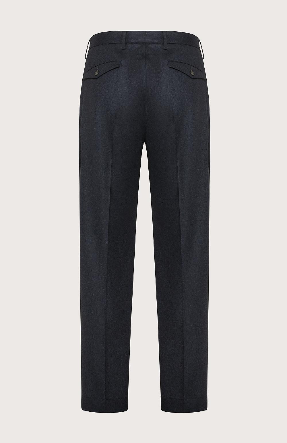 Seventy Pantalone chino realizzato in flanella mono-stretch - Col. Blu Promozione Limitata