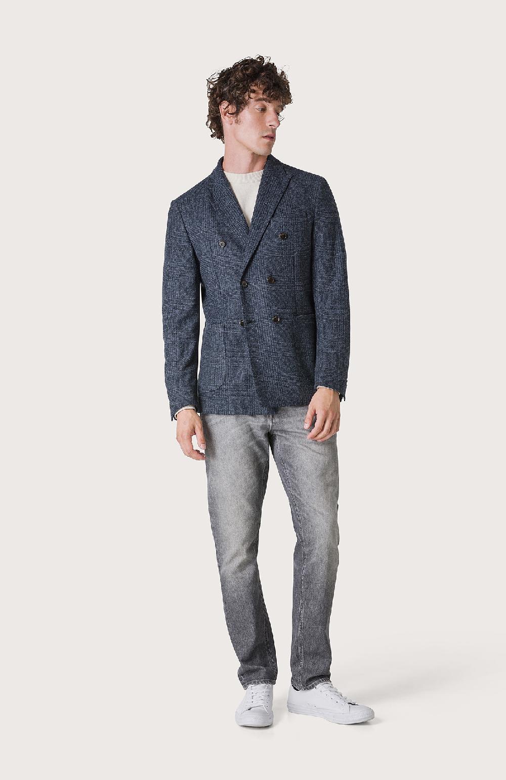 Seventy Giacca doppiopetto in galles - Col. Blu Online