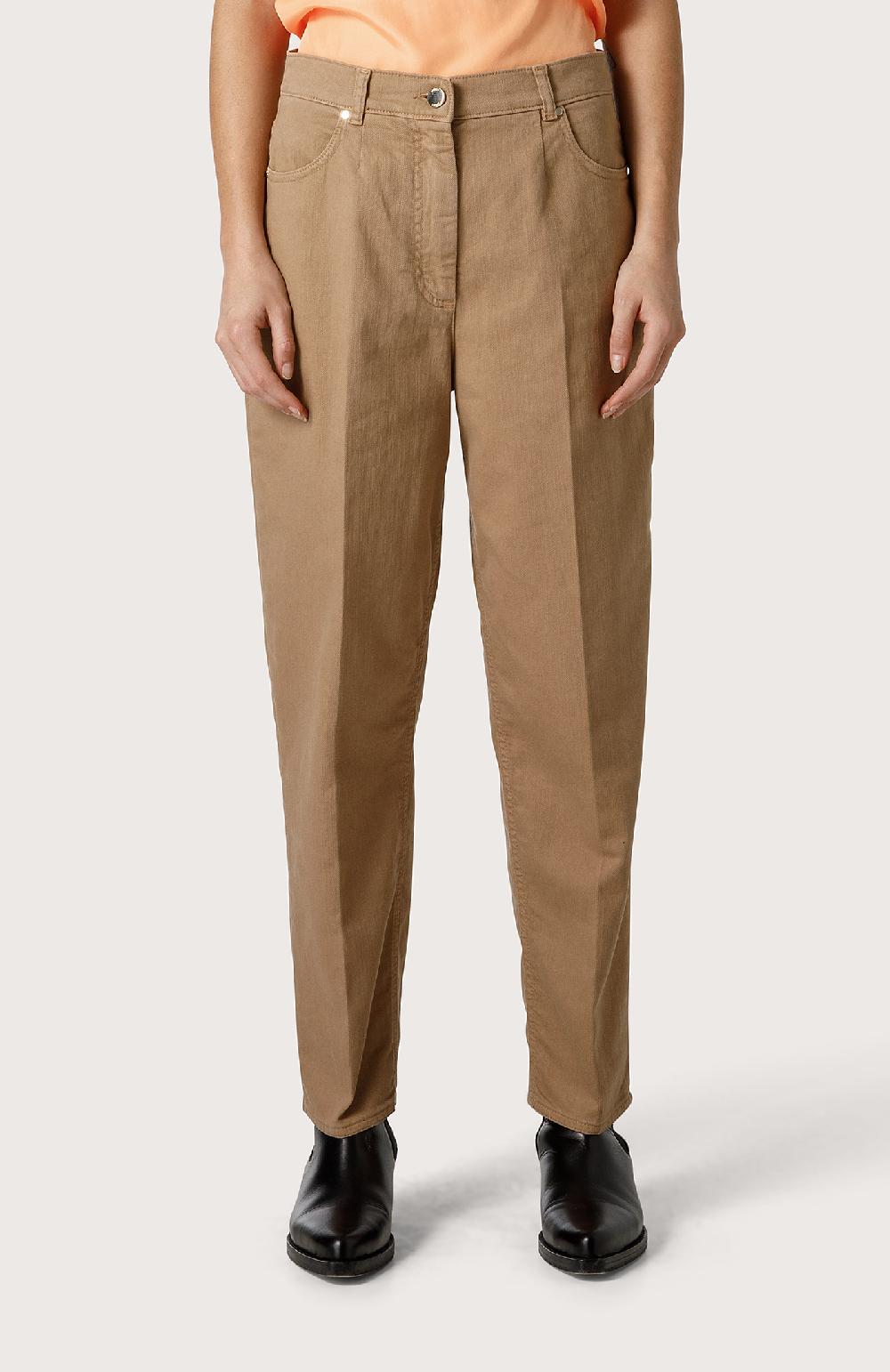 Seventy Pantalone in cotone stretch - Col. Neutro Vendita Economica
