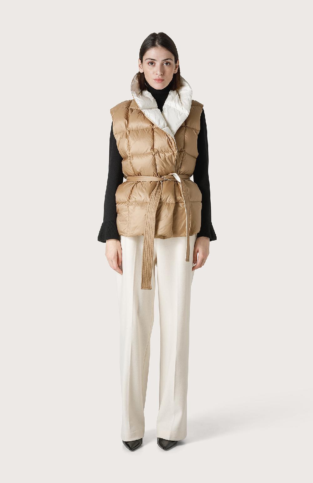 Seventy Gilet reversibile con collo sciallato - Col. Neutro Saldi Di Fabbrica