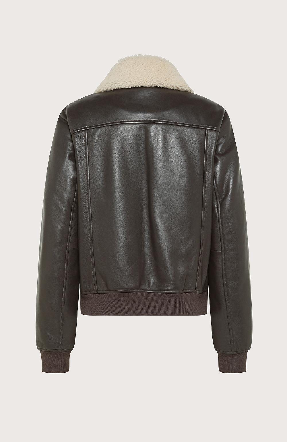 Seventy Giubbino in nappa con collo - Col. Marrone Cyber Monday