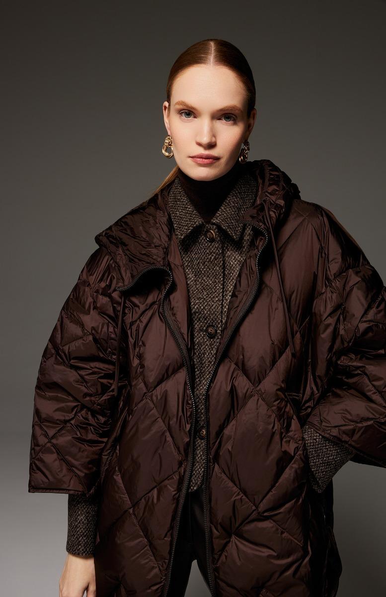 Seventy Giaccone mantella over - Col. Marrone Qualità Garantita
