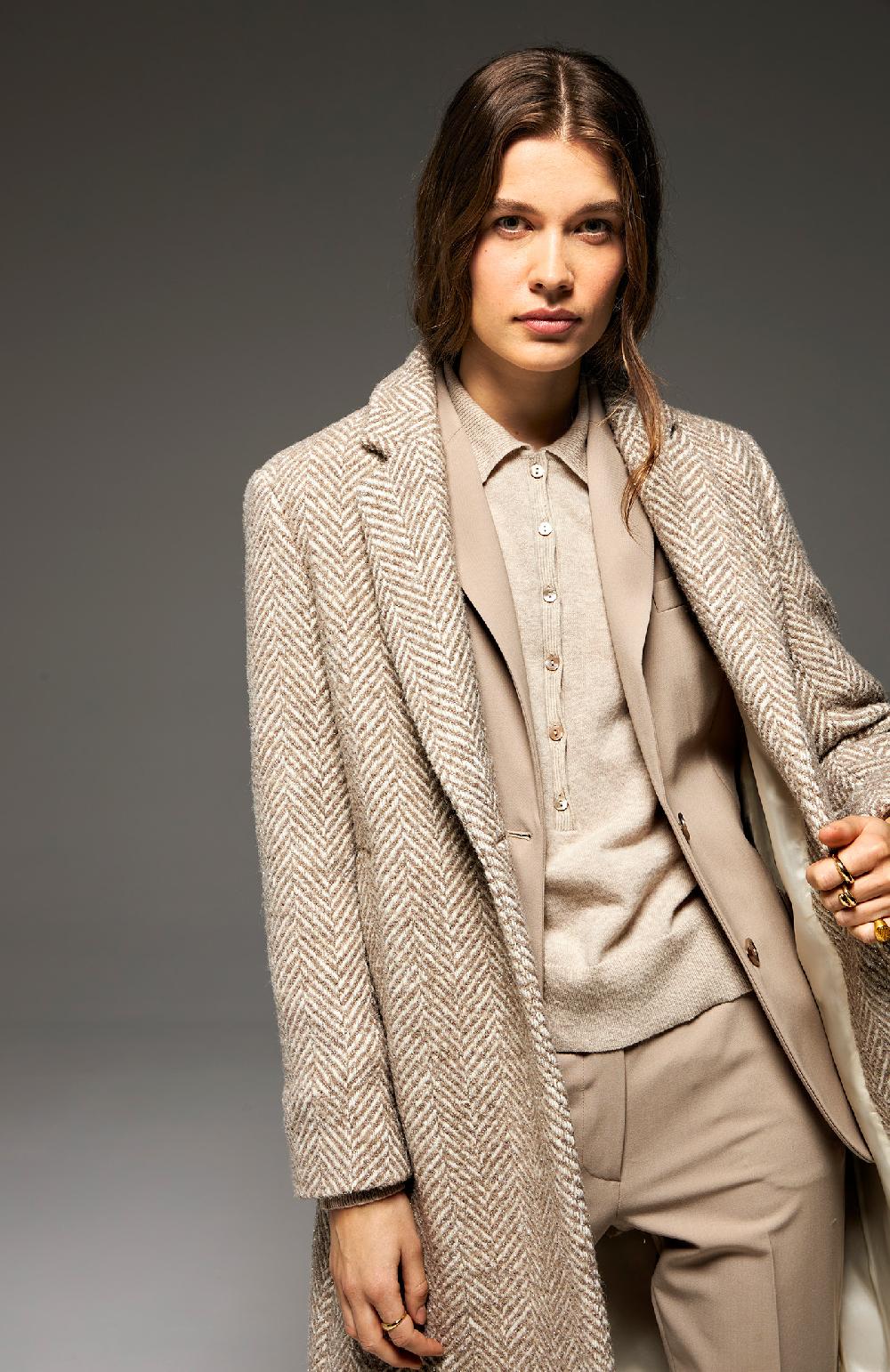 Seventy Giacca monopetto in gabardina misto lana - Col. Neutro Sottocosto