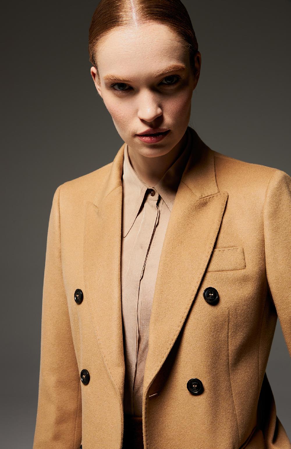 Seventy Giacca doppiopetto in 100% cashmere - Col. Neutro Presa