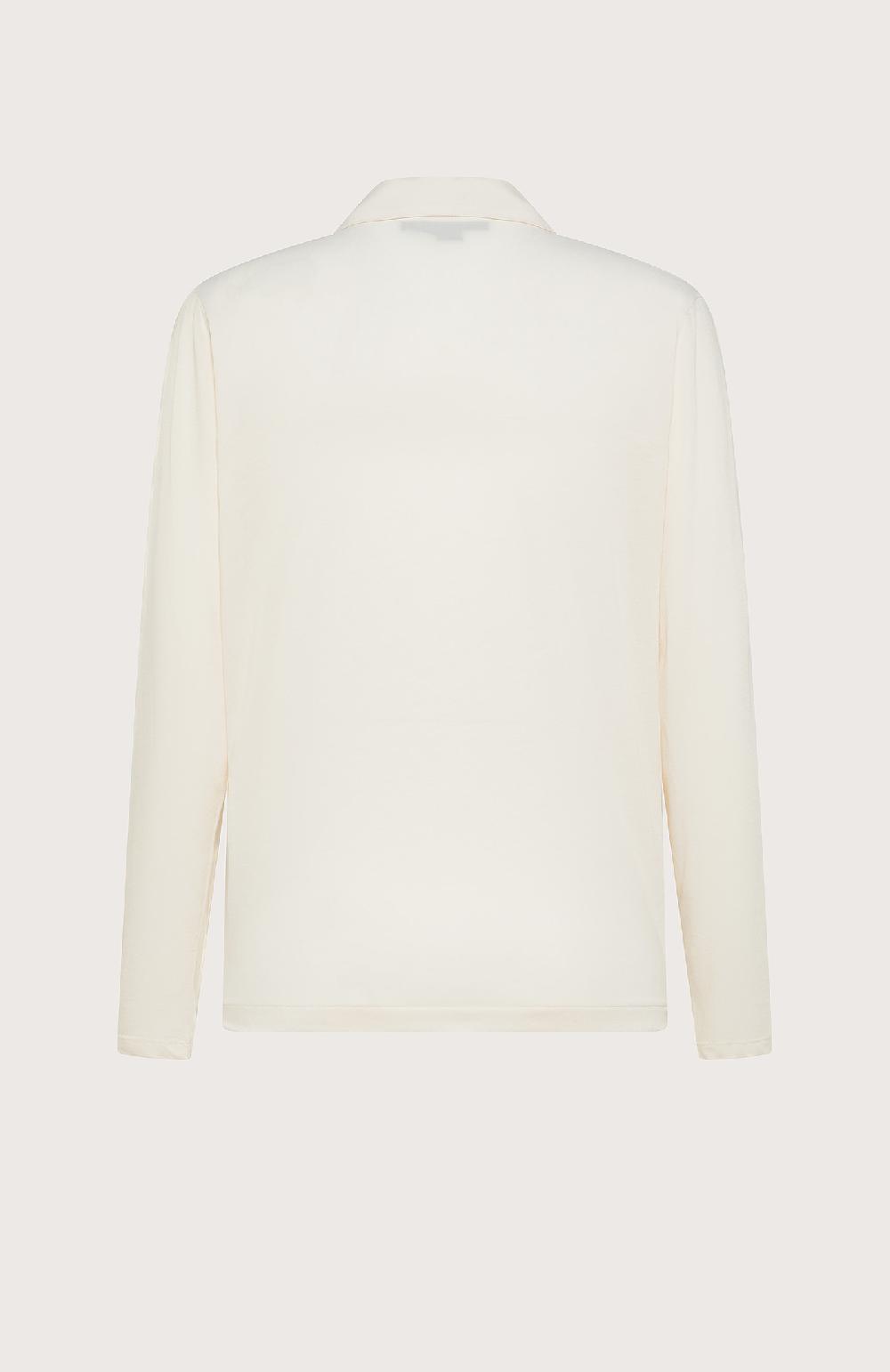Seventy Blusa incrociata bimateriale - Col. Neutro Sconto