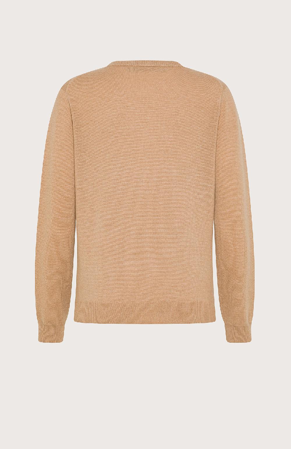 Seventy Maglione girocollo in puro cashmere - Col. Neutro Outlet