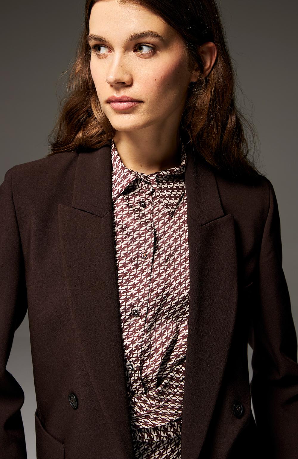 Seventy Giacca doppiopetto in poly stretch - Col. Marrone Offerte