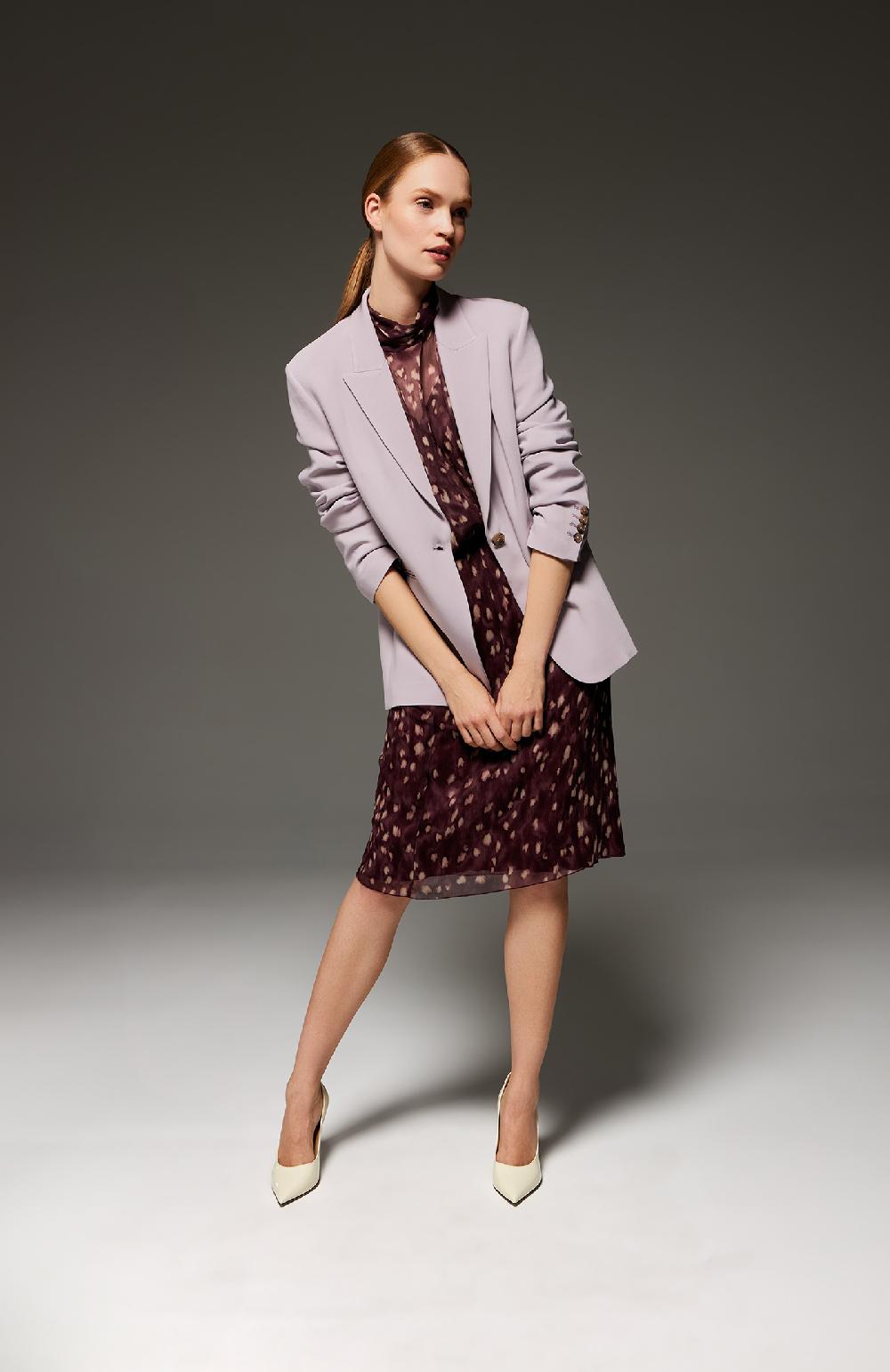 Seventy Giacca monopetto in cady unito - Col. Rosa Vendita Calda
