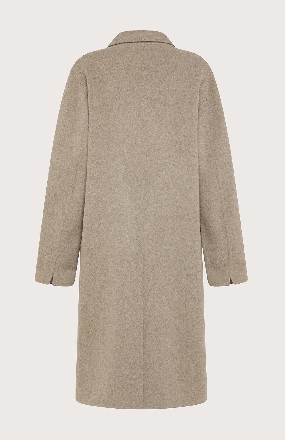 Seventy Cappotto doppiopetto in double melange - Col. Neutro Nuovo