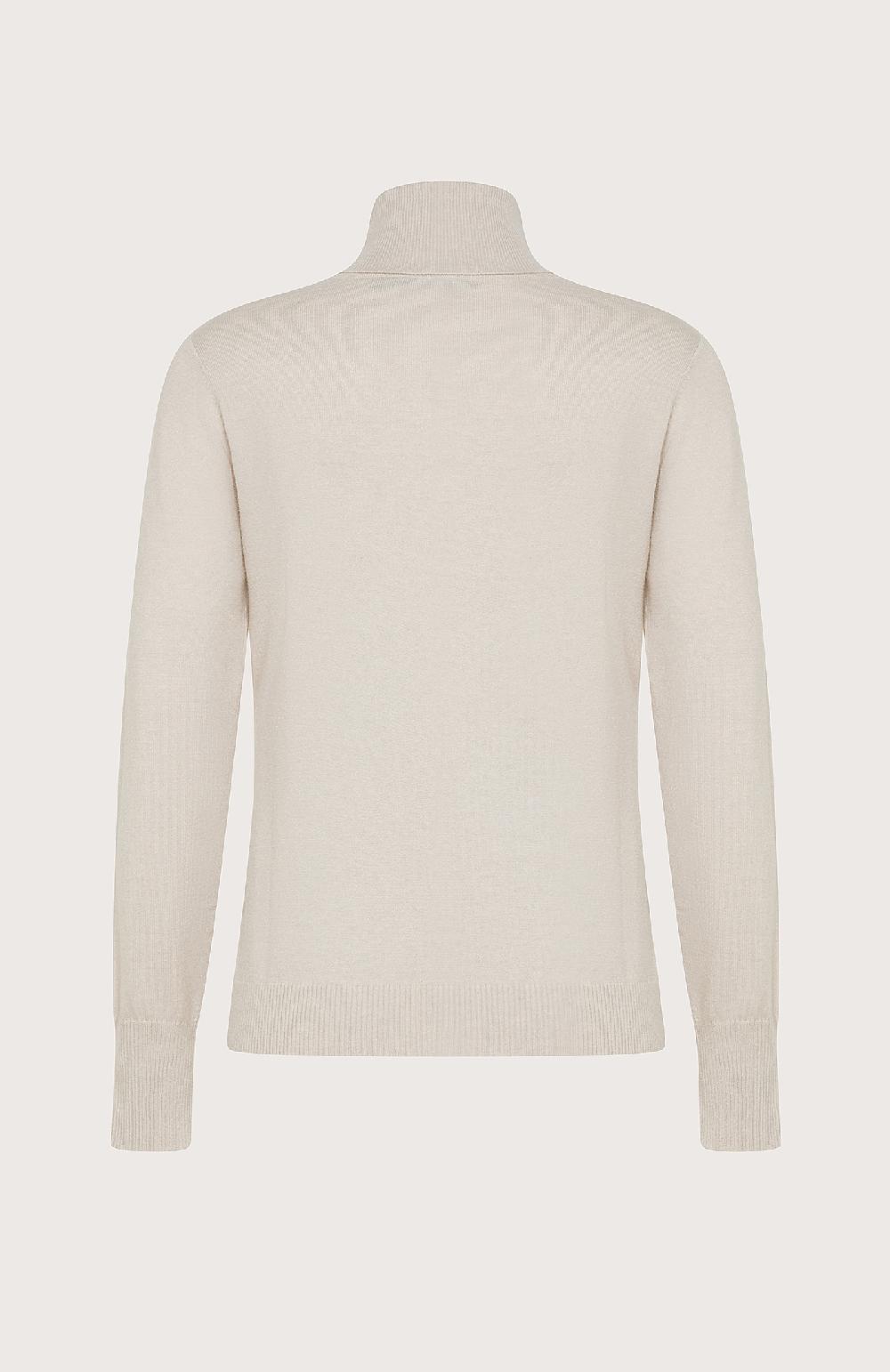 Seventy Maglione in viscosa stretch a collo alto - Col. Grigio Promozione