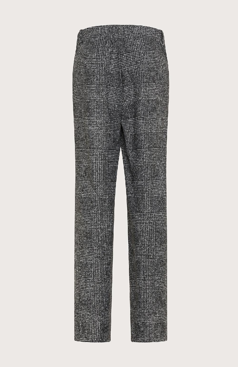 Seventy Pantalone lungo relax fit in galles misto lana - Col. Nero Consegna Veloce