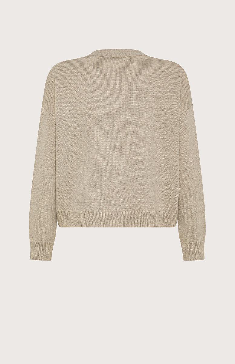 Seventy Cardigan boxy in misto lana - Col. Grigio Fino Al -60%