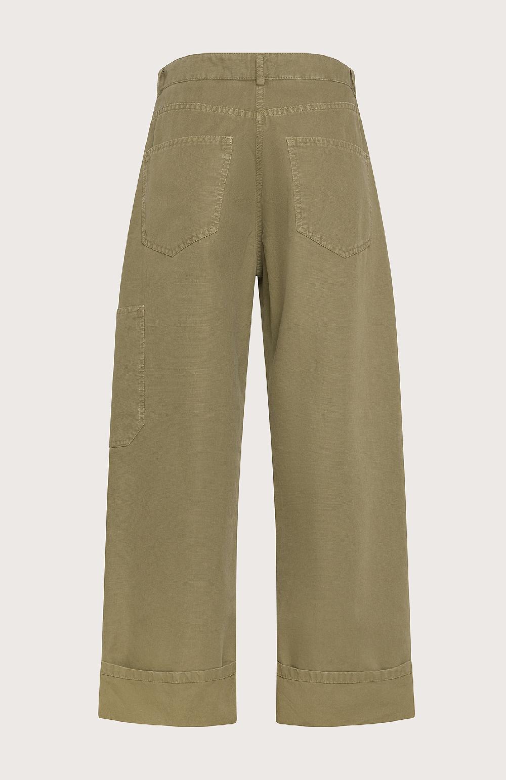 Seventy Pantaloni alla caviglia con orlo ripiegato - Col. Verde Offerta