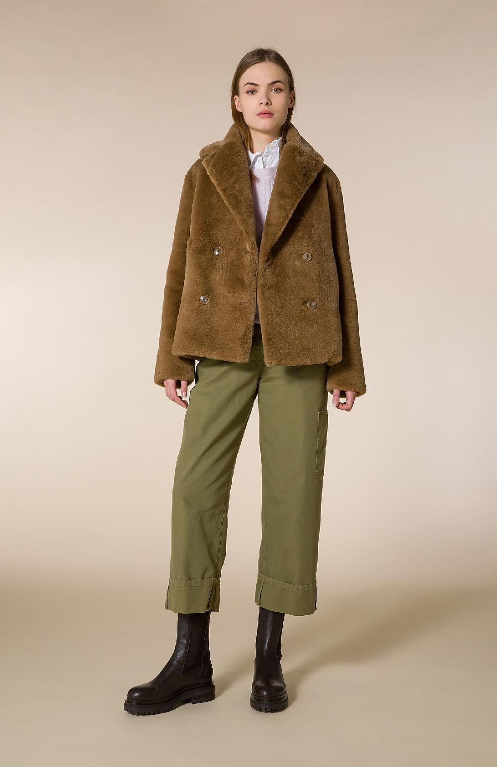 Seventy Pantaloni alla caviglia con orlo ripiegato - Col. Verde Offerta