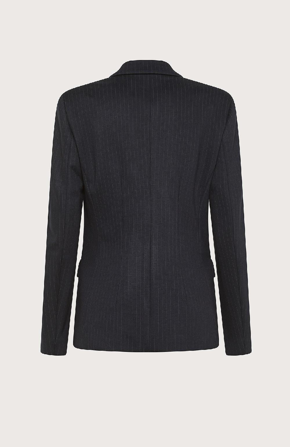 Seventy Giacca monopetto in punto stoffa gessato - Col. Blu Hotsell