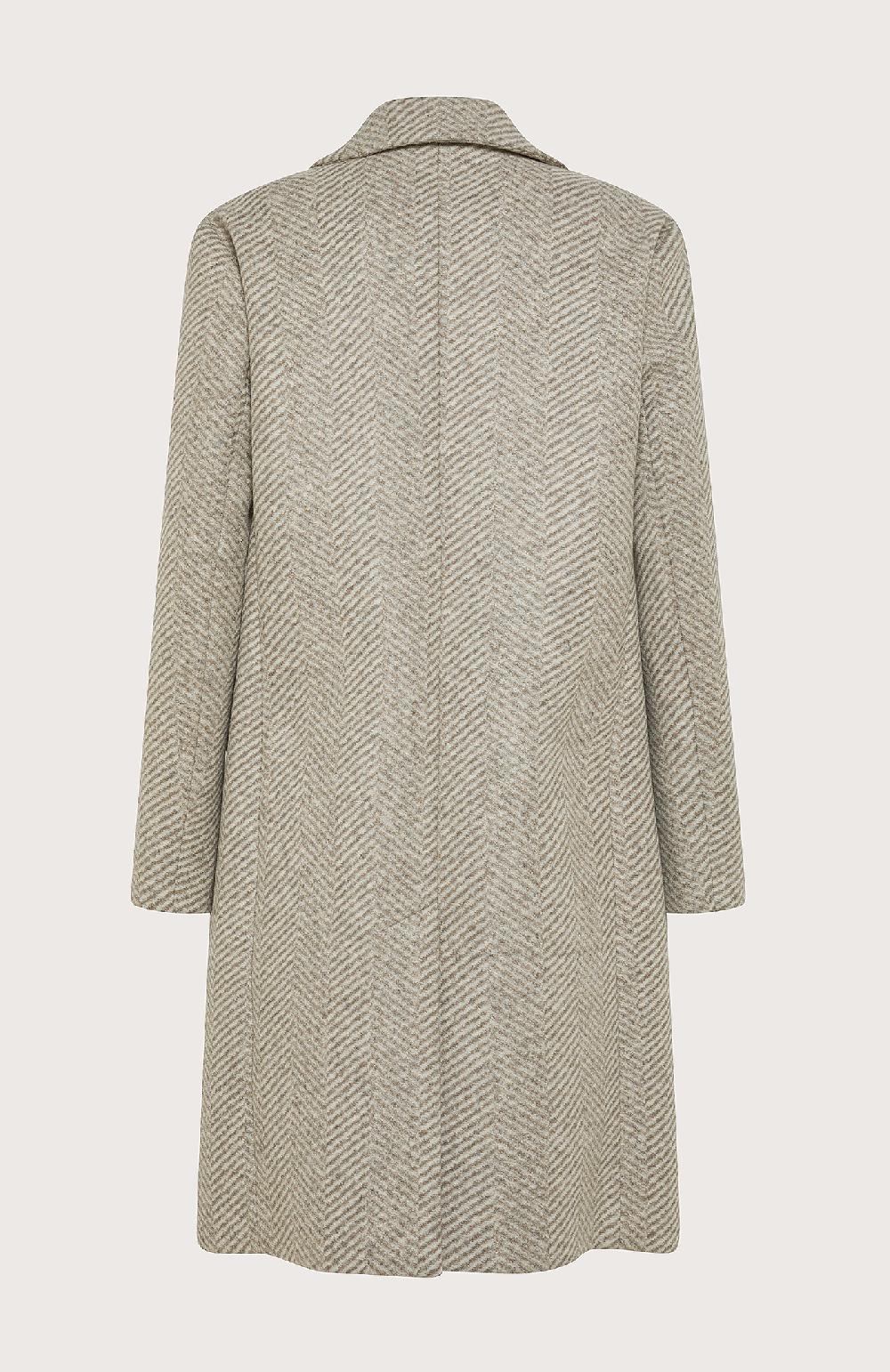 Seventy Cappotto monopetto in misto lana neoprene - Col. Grigio Nuova