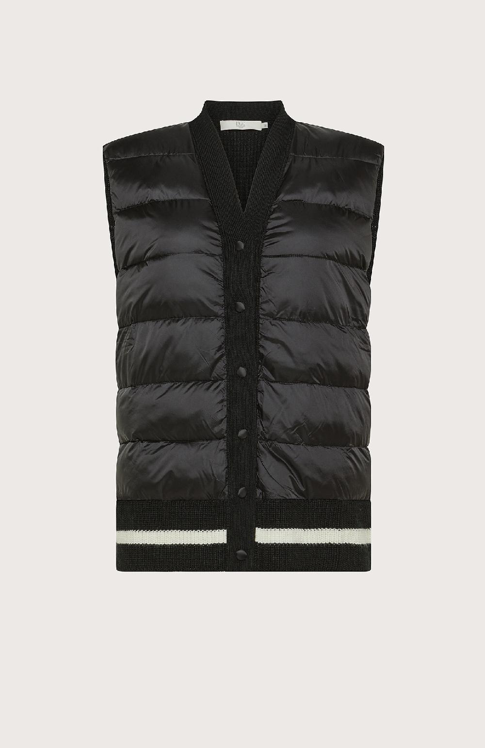Seventy Gilet bimateriale con imbottitura - Col. Nero Italy