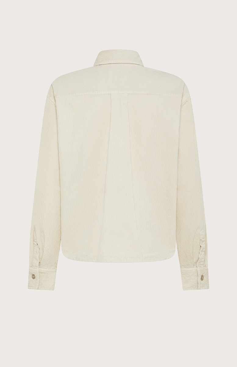 Seventy Overshirt boxy in fvelluto cotone modal - Col. Neutro 2025