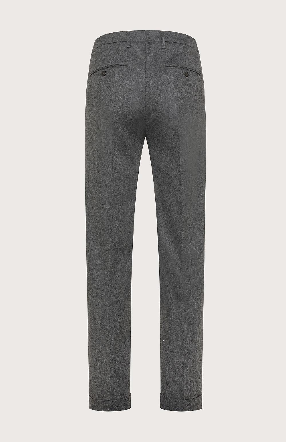 Seventy Pantalone chino in flanella cardata mono-stretch - Col. Grigio Spedizione gratuita