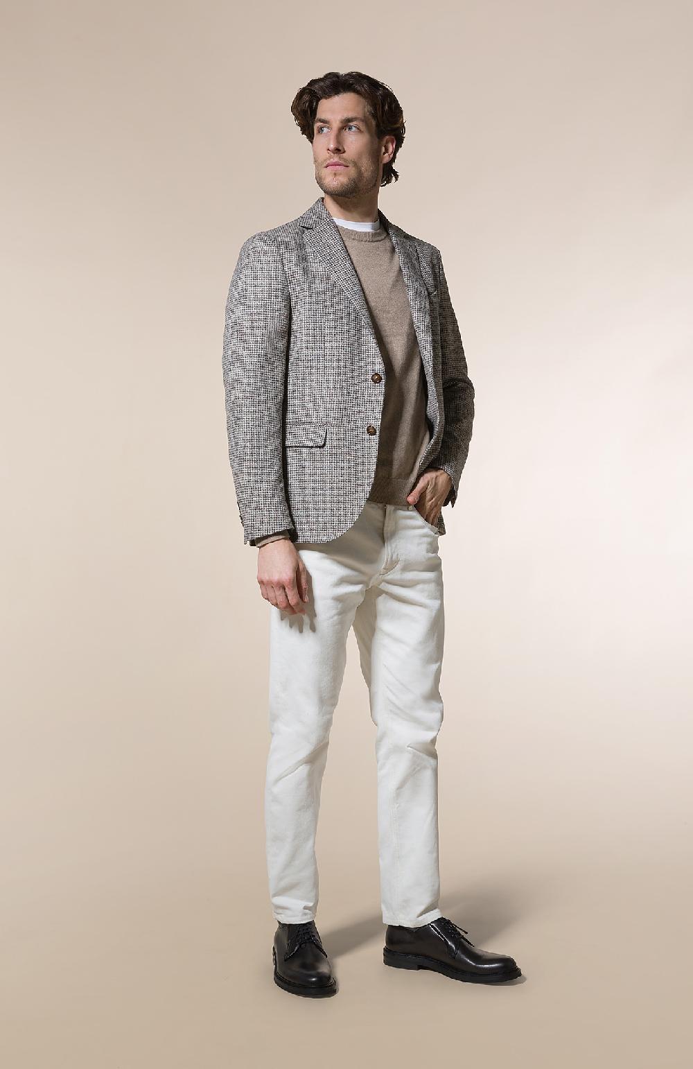 Seventy Maglioncino girocollo in rasato f.12 - Col. Neutro Saldi Di Fabbrica