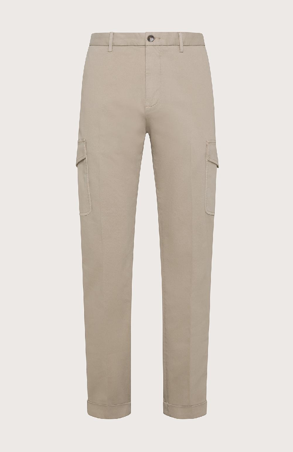 Seventy Pantalone lungo con tasche in gabardina - Col. Grigio Nuova