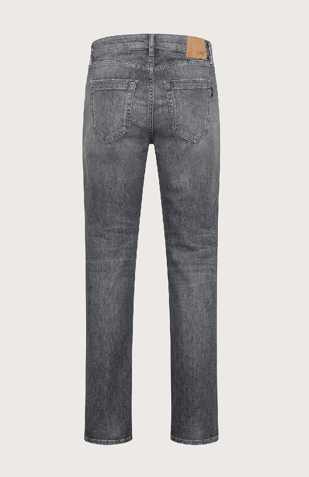 Seventy Pantalone cinque tasche in black denim washed - Col. Nero In Linea