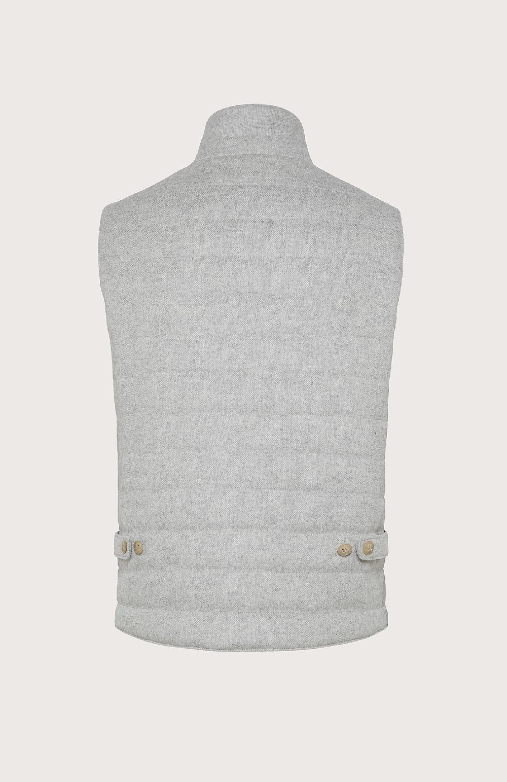 Seventy Gilet imbottito con bottoni - Col. Grigio Nuovo