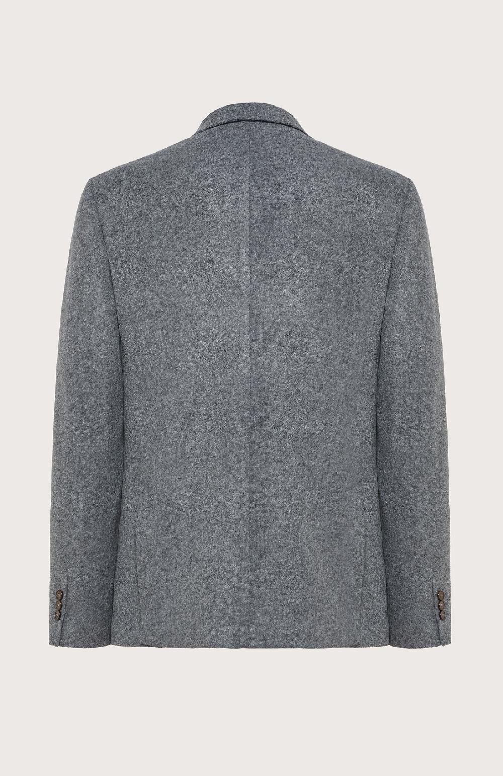 Seventy Giacca decostruita monopetto regualar fit in jersey melange misto lana - Col. Grigio Qualità