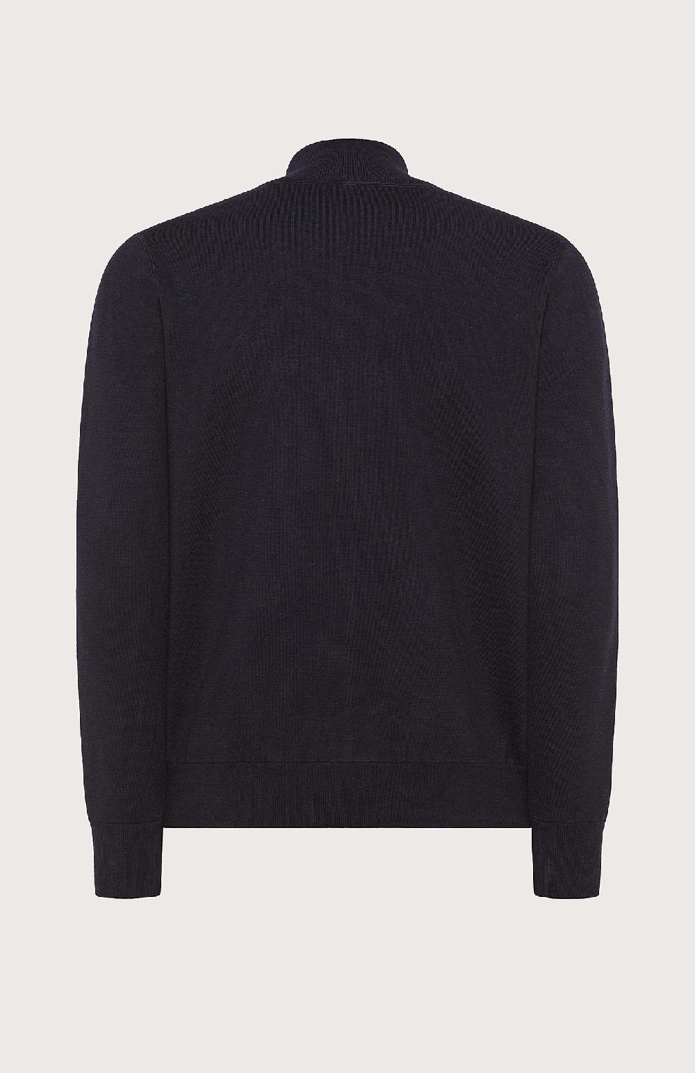 Seventy Maglioncino collo alto e zip frontale - Col. Blu Soddisfazione Garantita