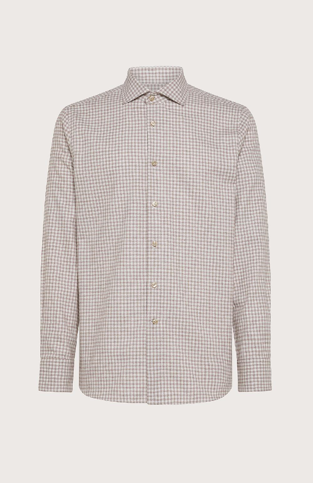 Seventy Camicia con collo francese - Col. Neutro Consegna Veloce