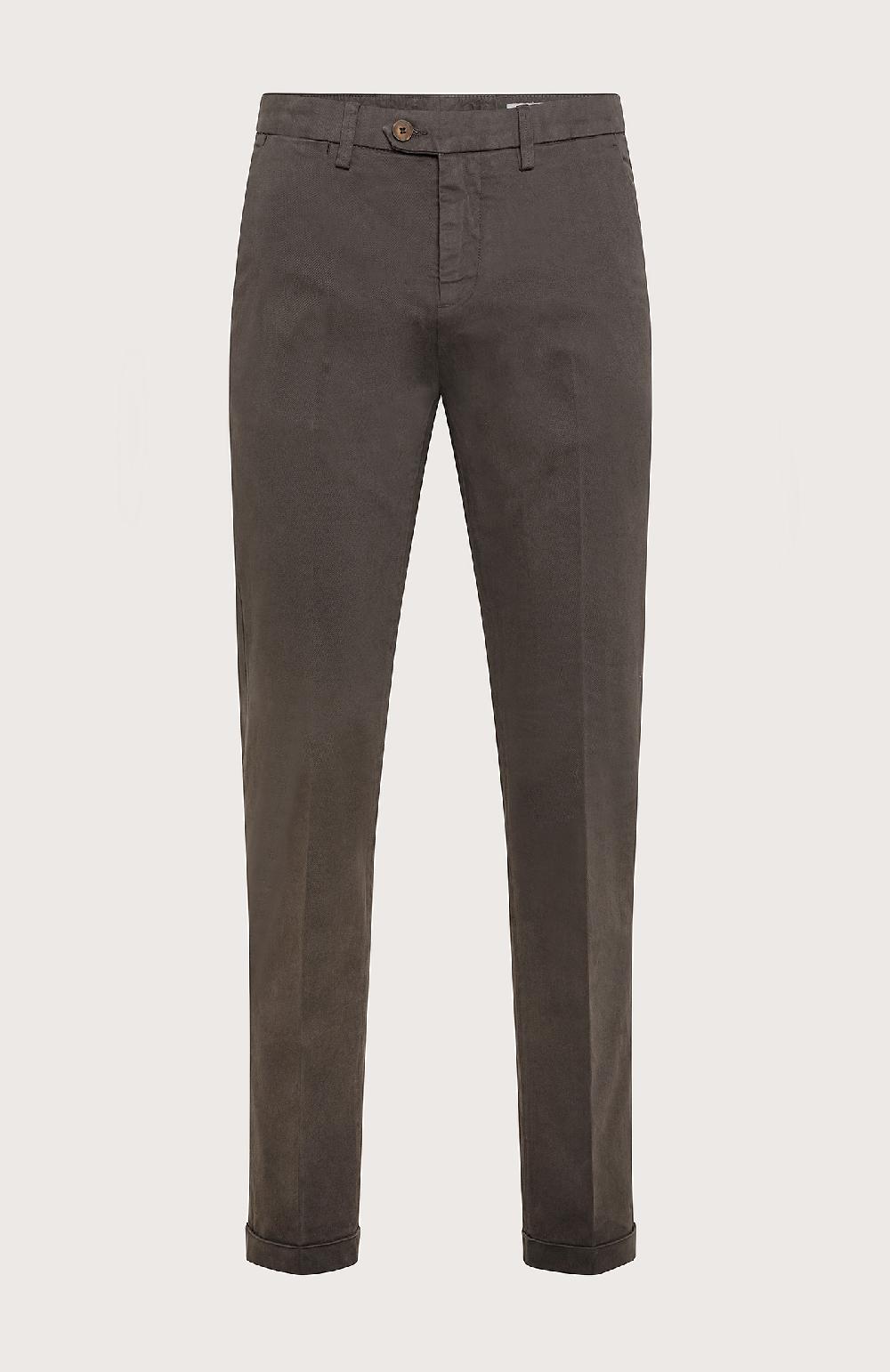 Seventy Pantalone chino in gabardina stretch - Col. Marrone Ritorno libero