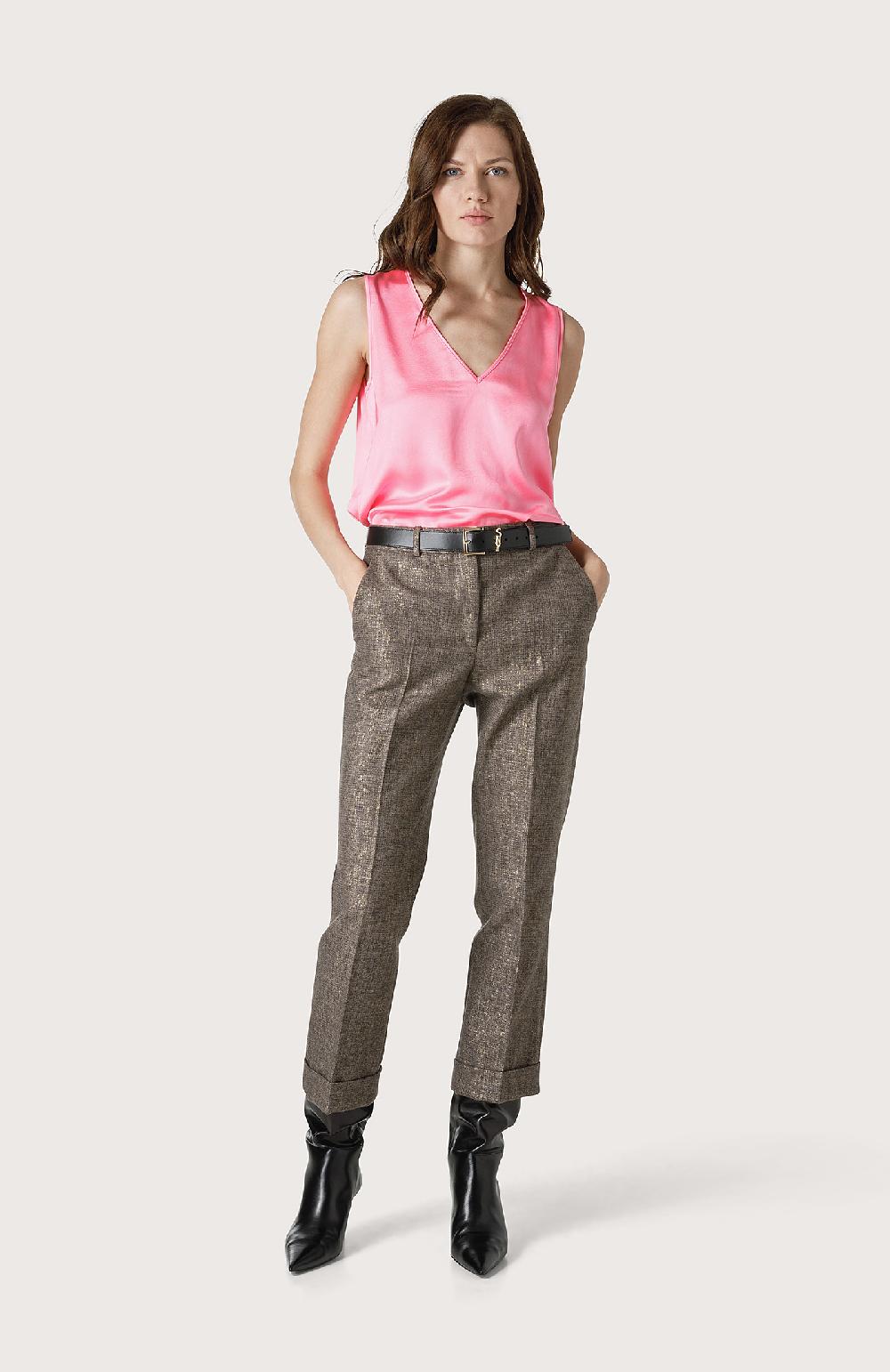 Seventy Pantalone chino in flanella - Col. Marrone Online