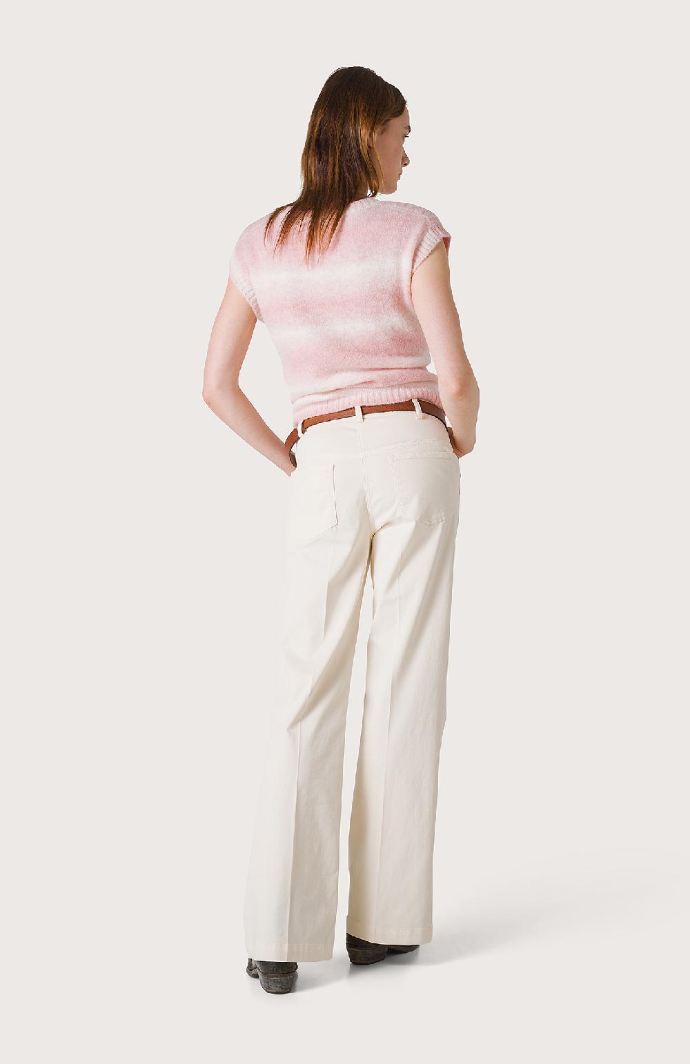 Seventy Jeans denim a zampa - Col. Bianco Vendita Calda