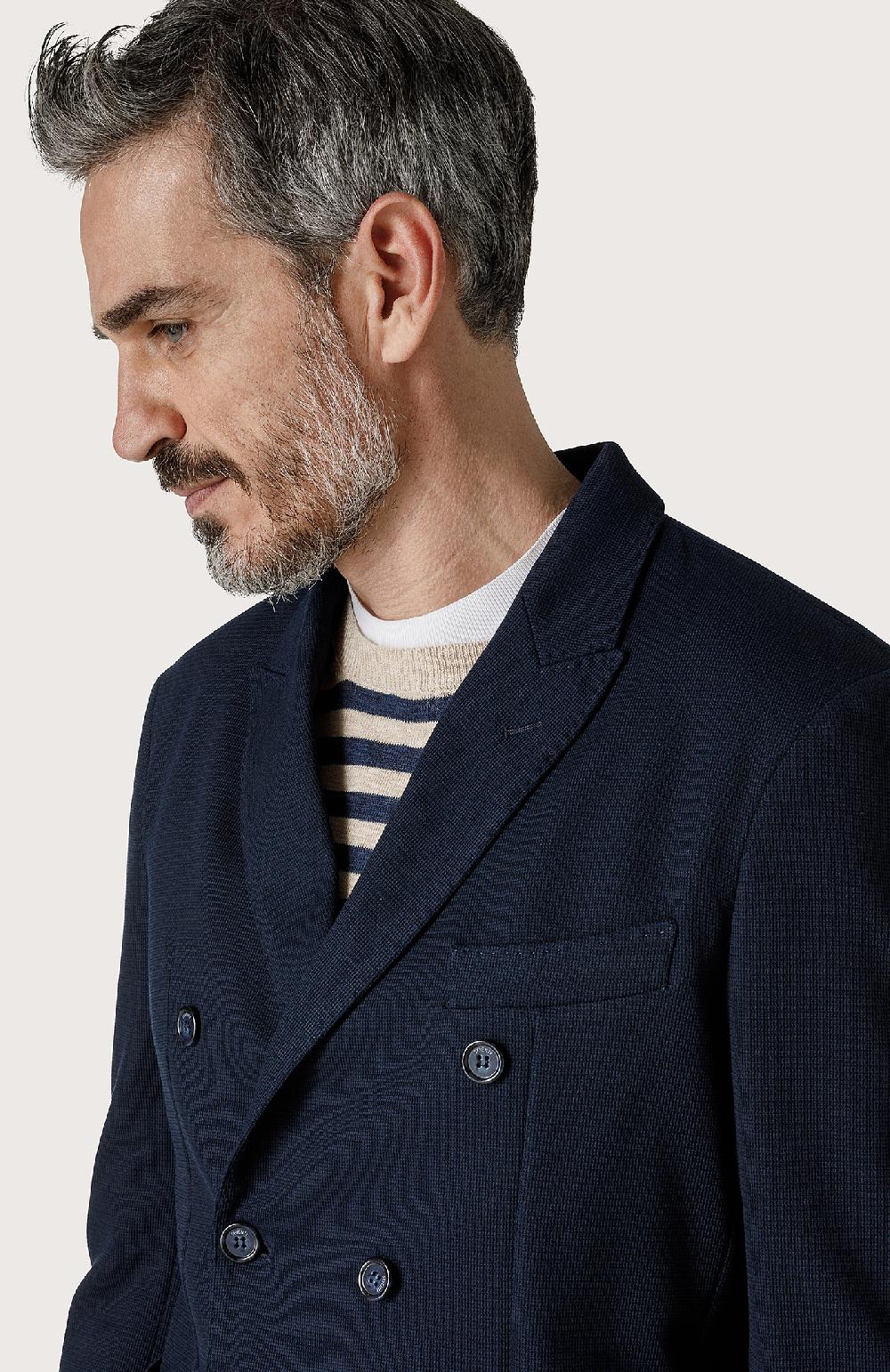 Seventy Giacca doppiopetto con rever a lancia - Col. Blu Negozio
