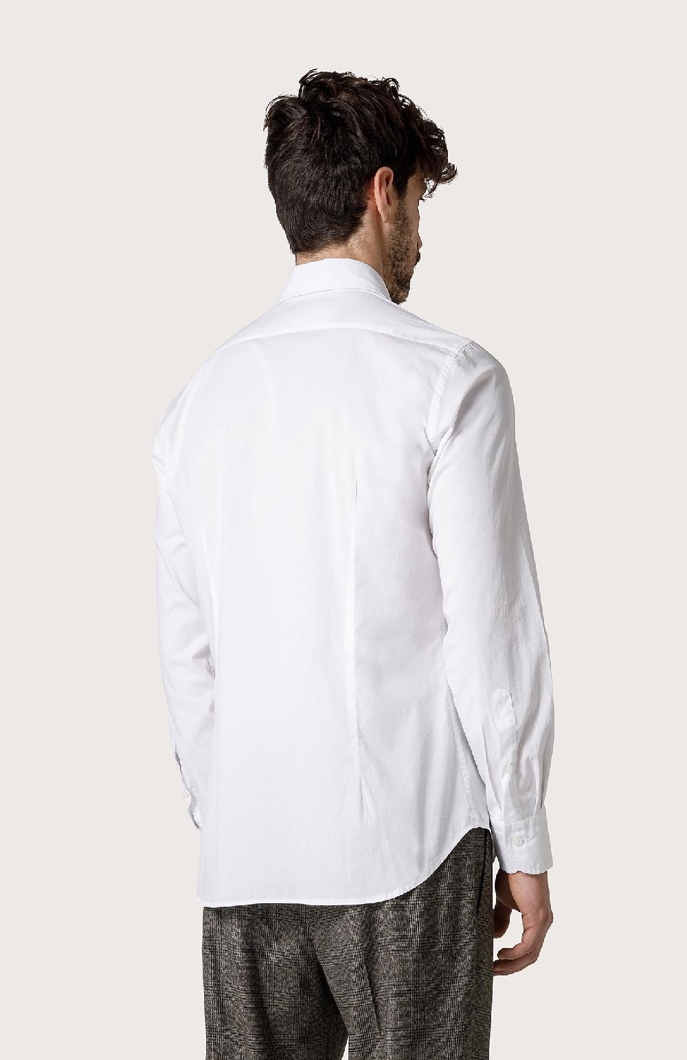 Seventy Camicia in popeline stretch - Col. Bianco Italy