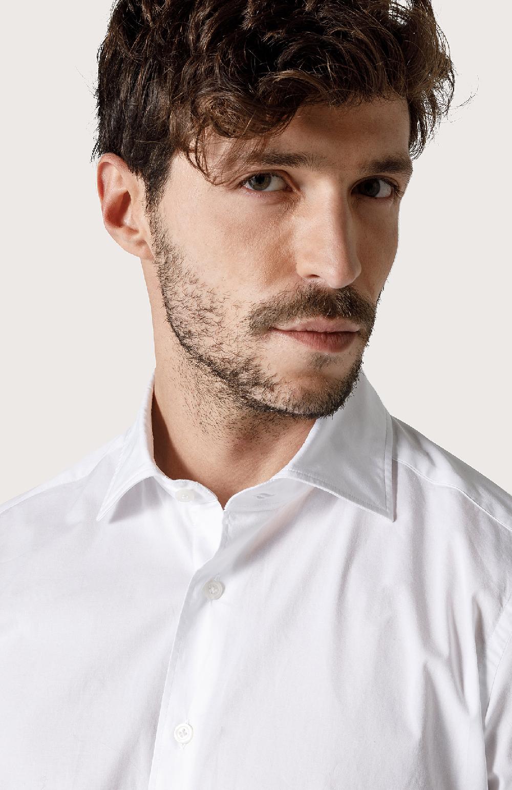 Seventy Camicia in popeline stretch - Col. Bianco Italy