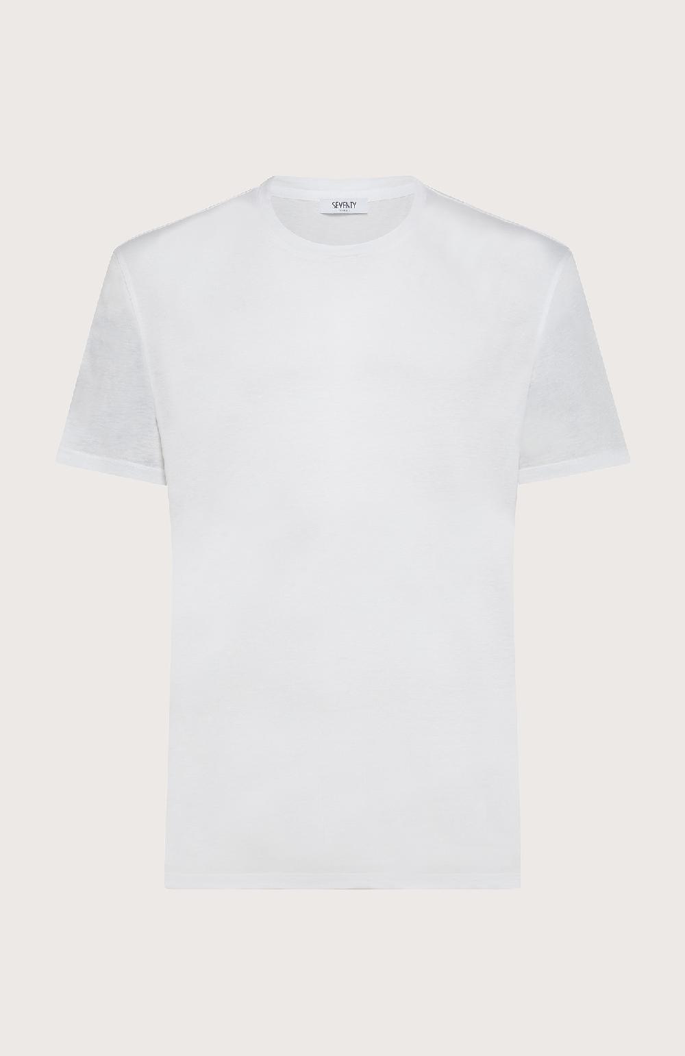 Seventy T-shirt girocollo mezza manica - Col. Bianco Qualità Garantita