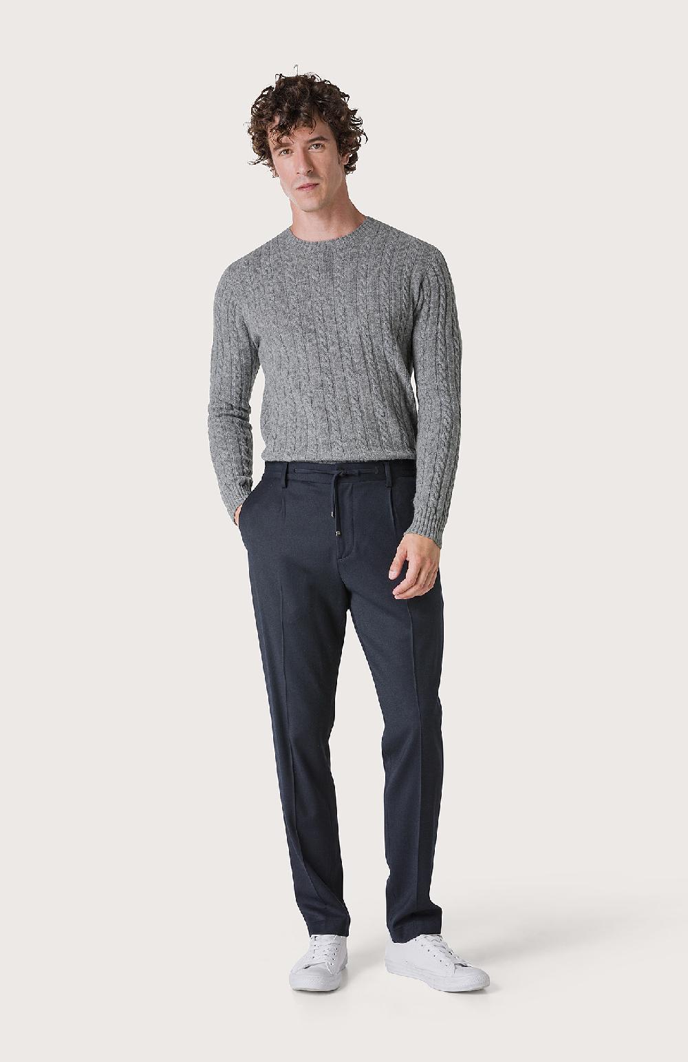 Seventy Pantalone con coulisse e pence - Col. Blu Promozione Limitata