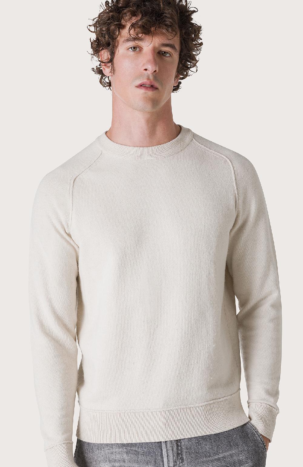 Seventy Maglia con finiture effetto felpa - Col. Bianco Sottocosto