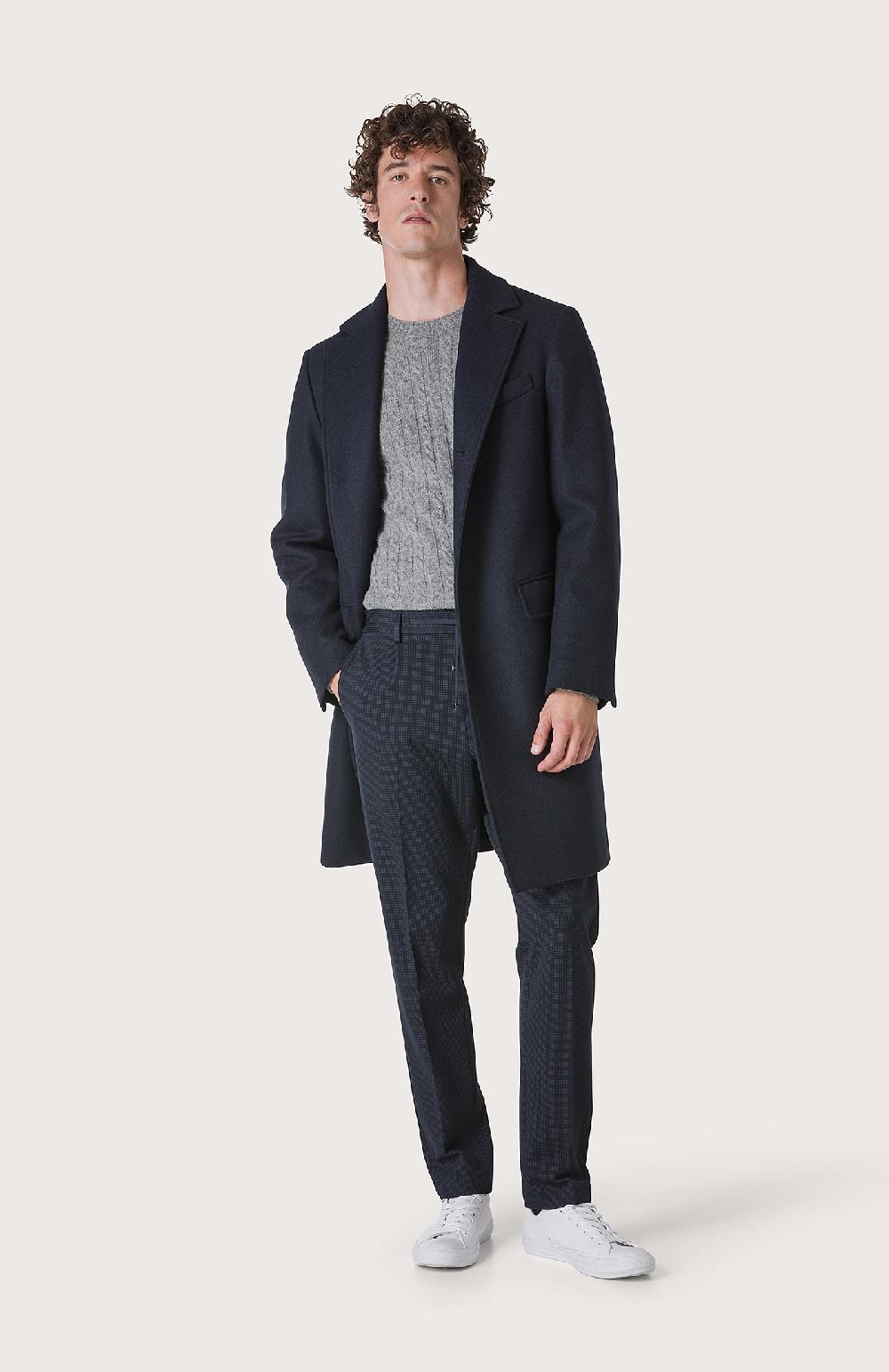 Seventy Cappotto foderato a 3 bottoni - Col. Blu Economico