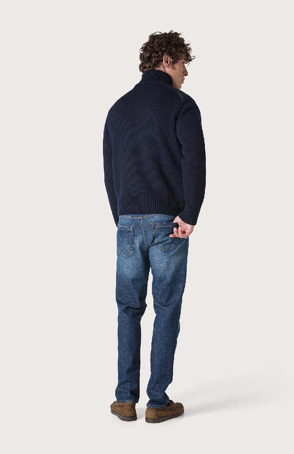 Seventy Piumino con maniche tricot - Col. Blu Outlet